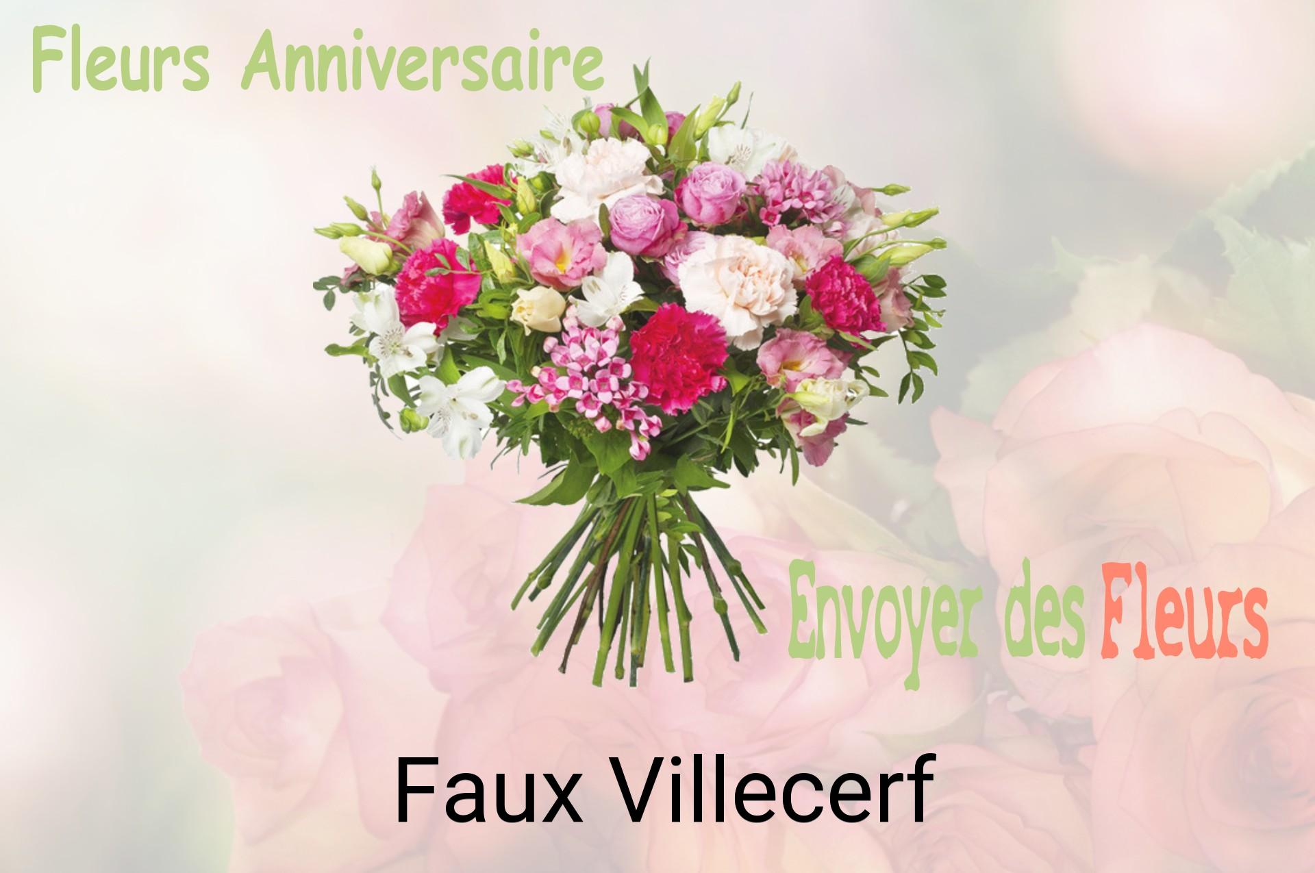 Bouquet de fleurs d’anniversaire livré à Faux-Villecerf