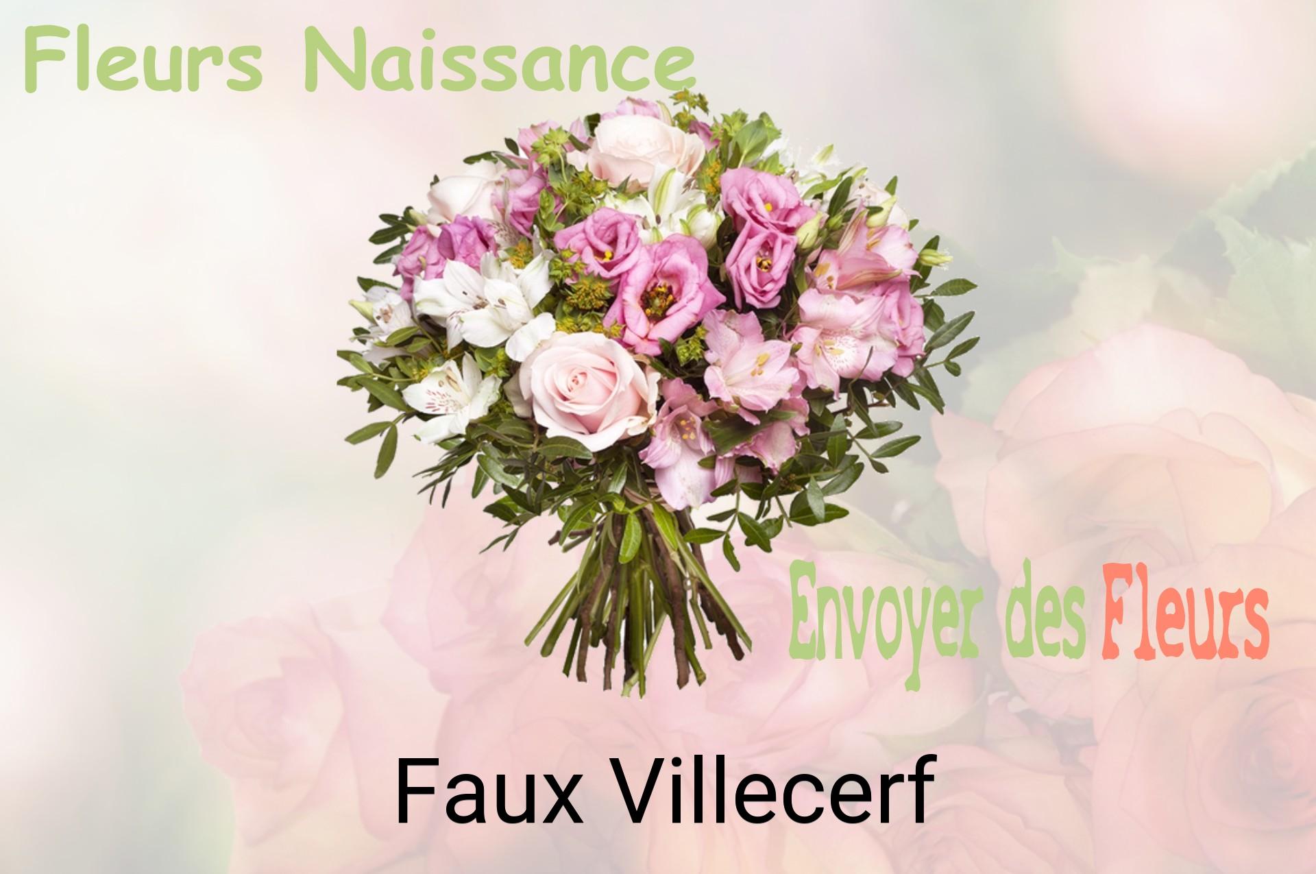 Bouquet de fleurs de naissance livré à Faux-Villecerf
