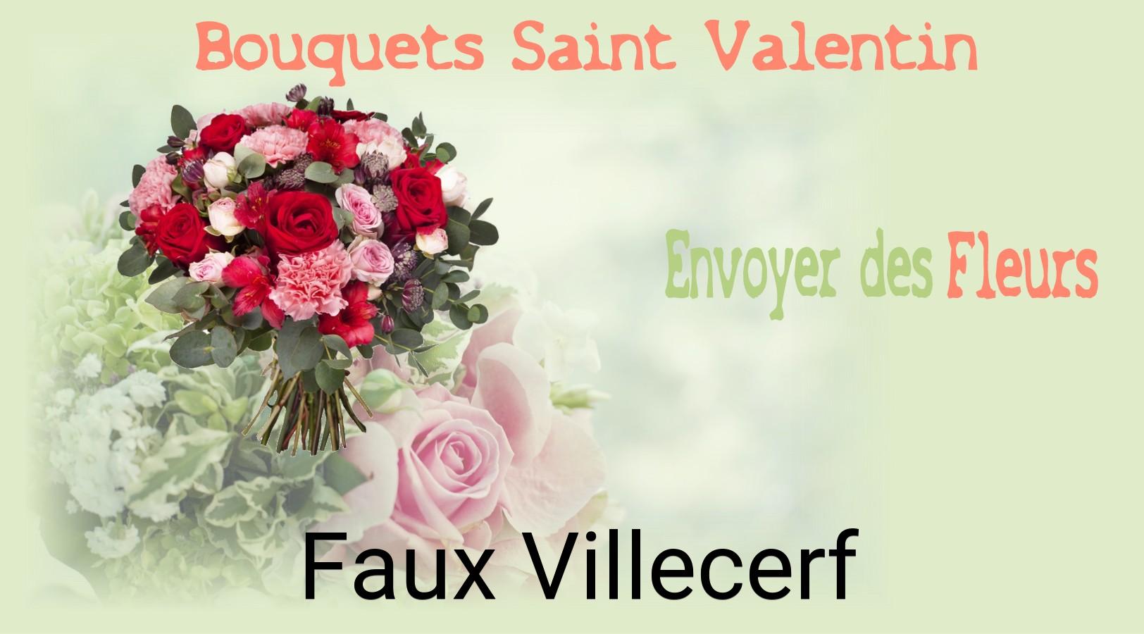 Roses de Saint-Valentin livrées à Faux-Villecerf